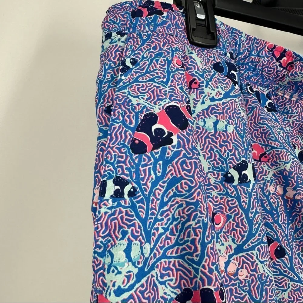 PETER MILLAR Men’s Colorful Clownfish Printed Swim Trunks Sz XL